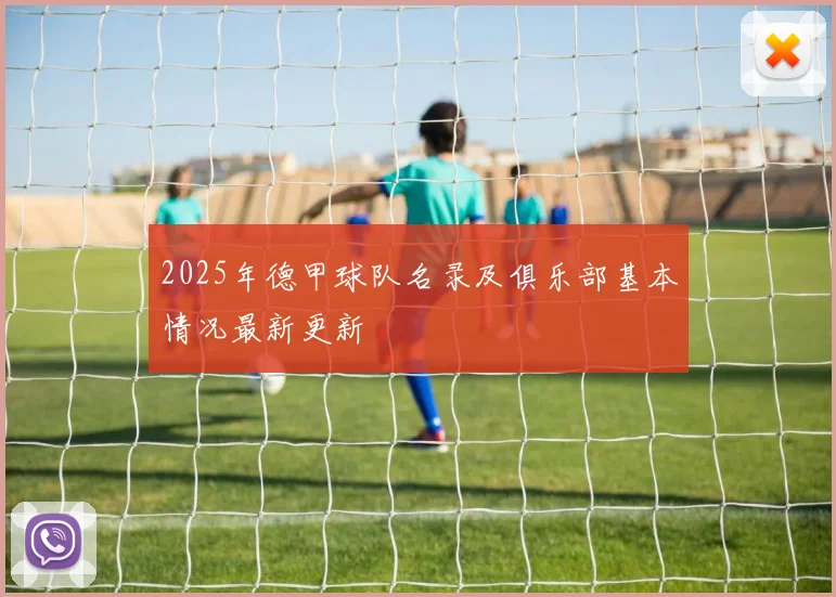 2025年德甲球队名录及俱乐部基本情况最新更新
