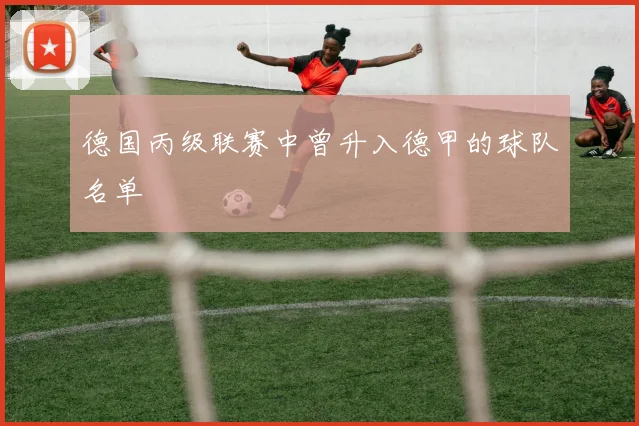 德国丙级联赛中曾升入德甲的球队名单